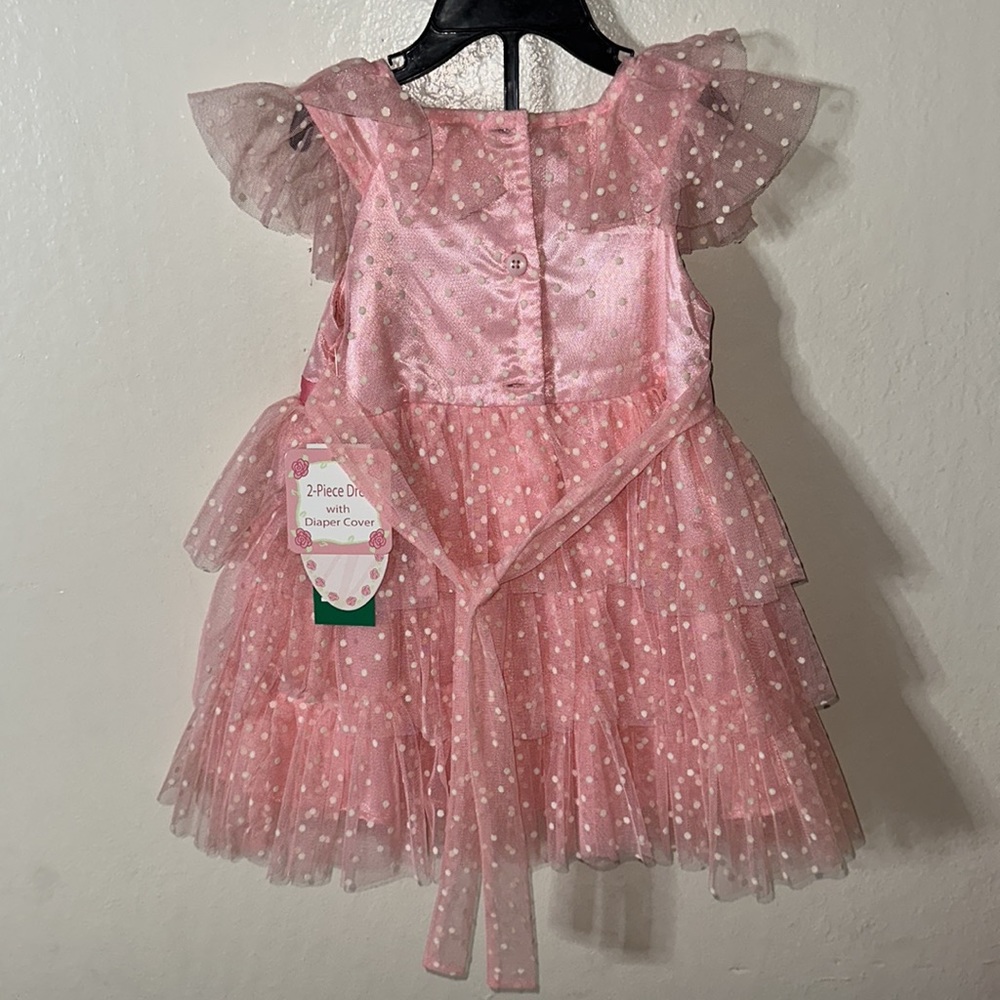 Pink Baby Girl Dress - Picture 2 of 4